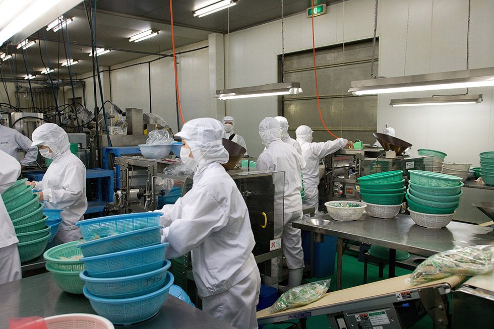 安心安全を担保する日本での最終加工